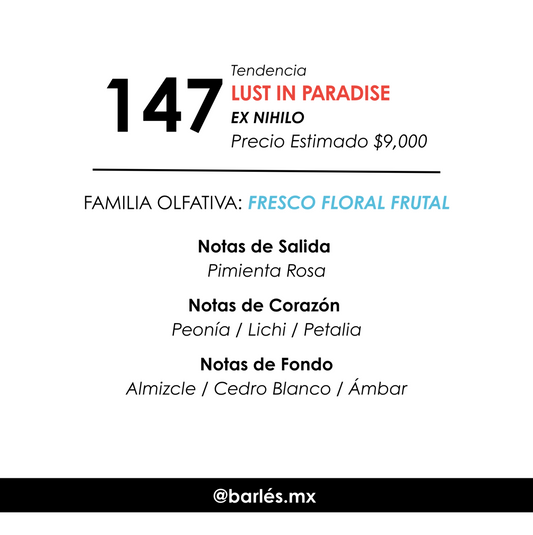 Elixir 147 Inspirado en Lost in Paradise
