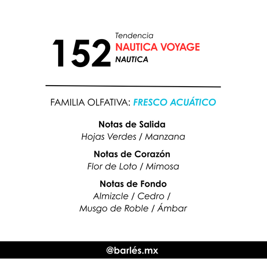 Elixir 152 Inspirado en Nautica Voyage