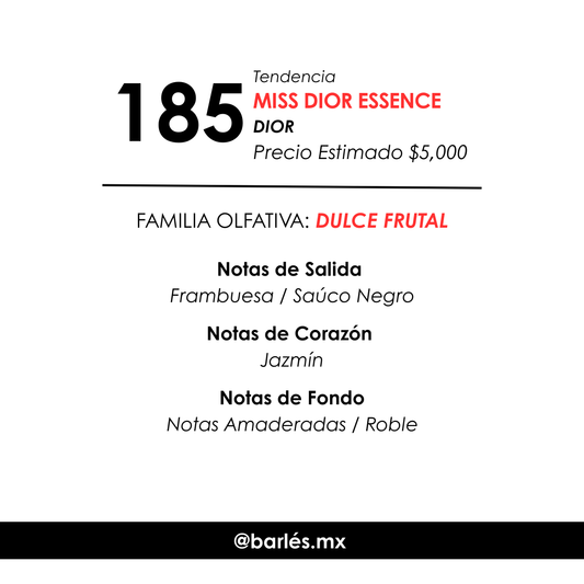 Elixir 185 Inspirado en Miss Dior Essence