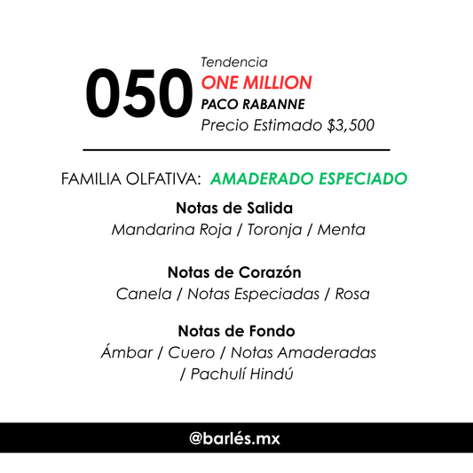 Elixir 050 Inspirado en 1 Million
