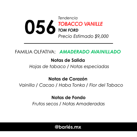 Elixir 056 Inspirado en Tobacco Vanille