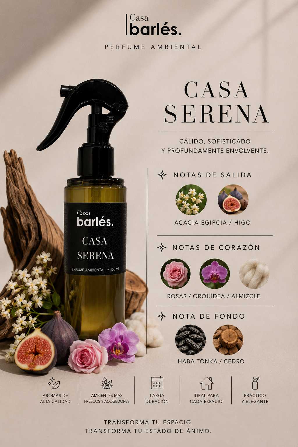 Ambiental Casa Serena Inspirado en Zara Home