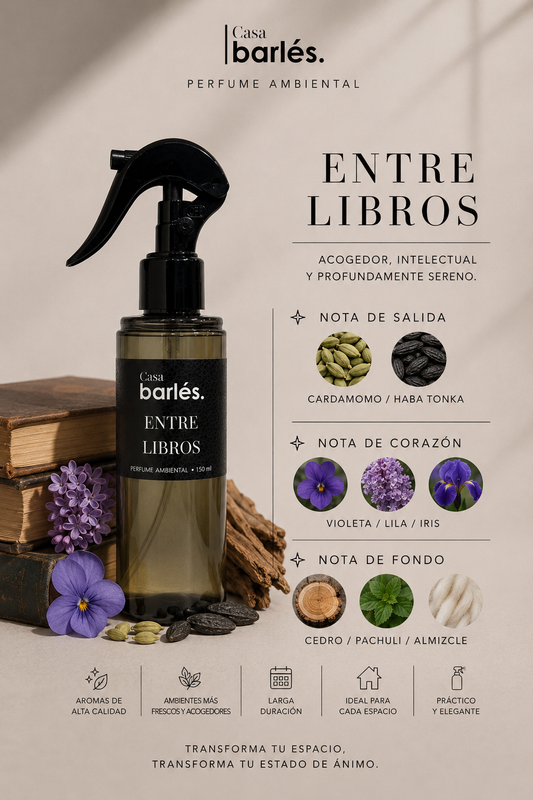 Ambiental Entre Libros Inspirado en Librería G