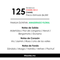 Elixir 125 Inspirado en Chanel no 5