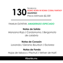 Elixir 130 Inspirado en Born In Roma Coral Fantasy