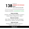 Elixir 138 Inspirado en Animale for Woman