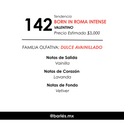 Elixir 142 Inspirado en Born in Roma Intense
