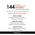 Elixir 144 Inspirado en Oud Maracujá