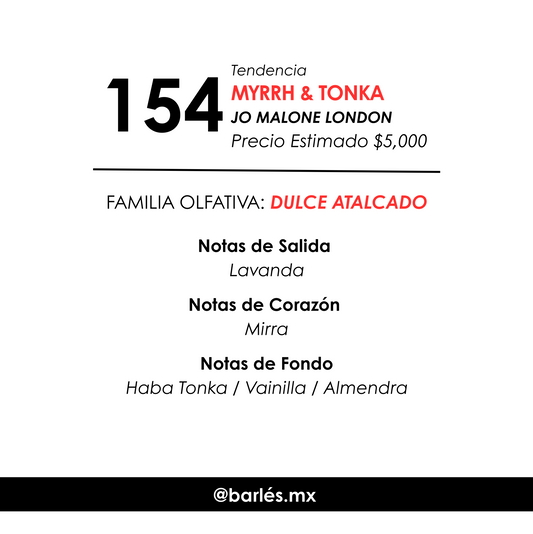 Elixir 154 Inspirado en Myrrh & Tonka
