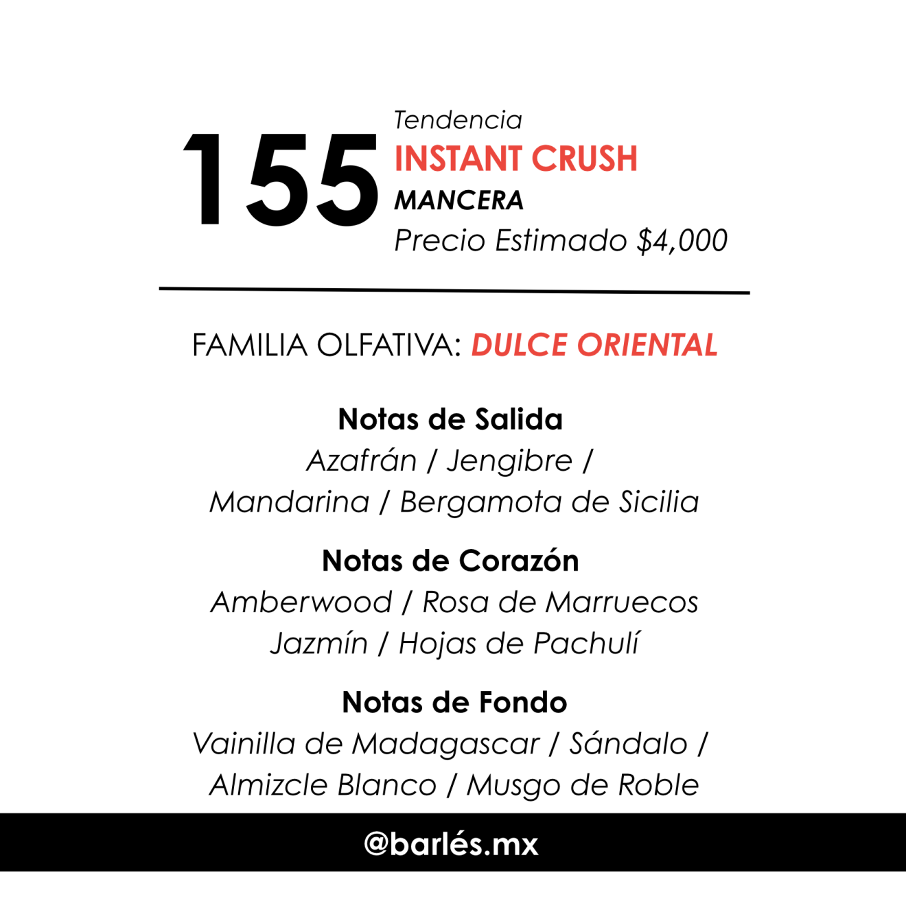 Elixir 155 Inspirado en Instant Crush