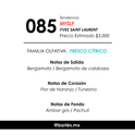 Elixir 085 Inspirado en MYSLF