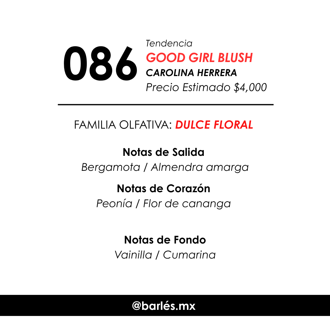 Elixir 086 Inspirado en Good Girl Blush