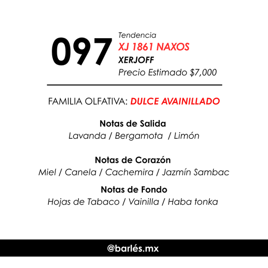 Elixir 097 Inspirado en XJ 1861 Naxos