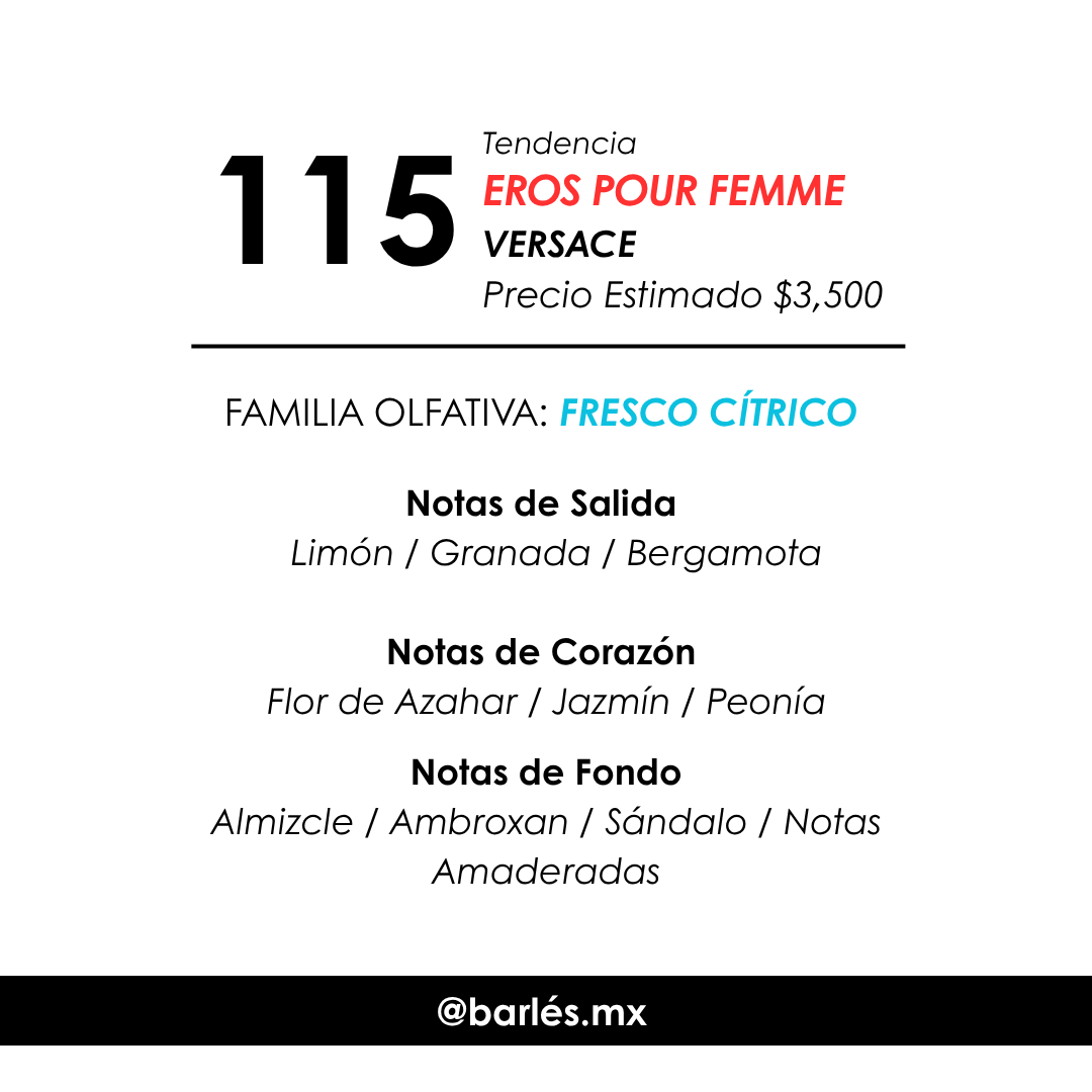 Elixir 115 Inspirado en Eros Pour Femme