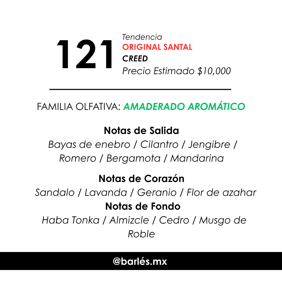 Elixir 121 Inspirado en Original Santal