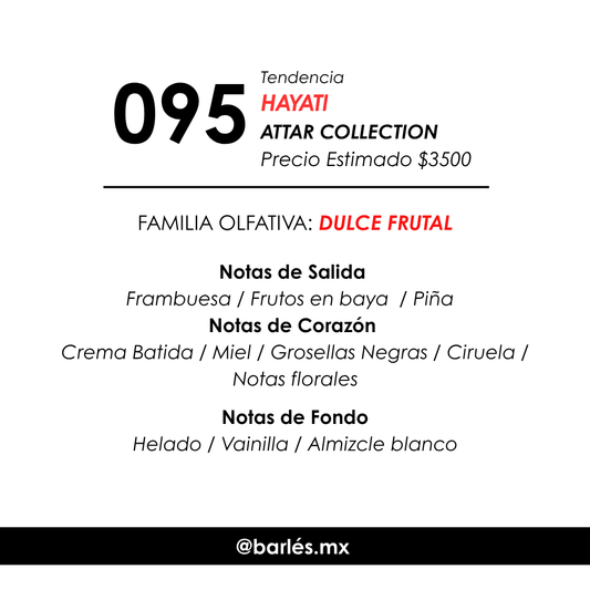 Elixir 095 inspirado en Hayati