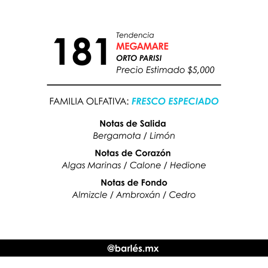 Elixir 181 Inspirado en Megamare