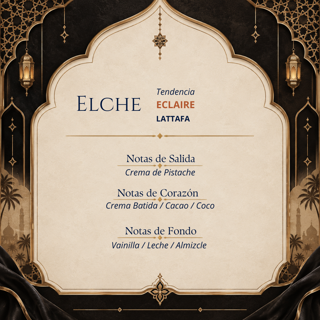 Perfume Elche Inspirado en Eclaire Pistache