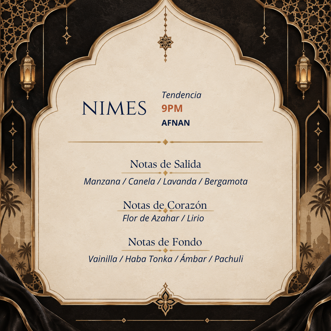 Perfume Nimes Inspirado en 9pm Afnan