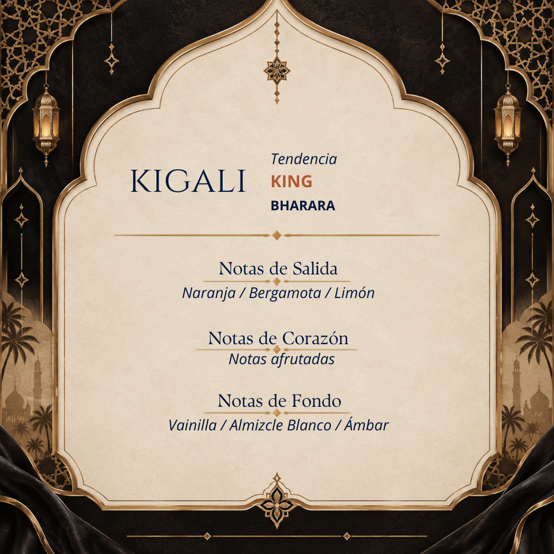 Perfume Kigali Inspirado en King Bharara