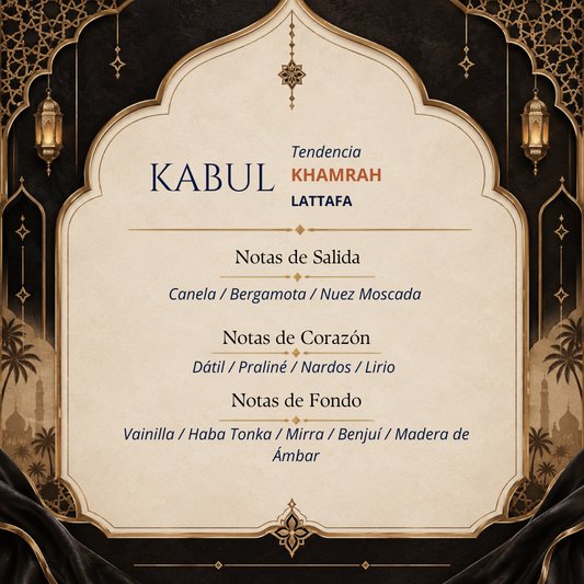 Perfume Kabul Inspirado en Khamrah