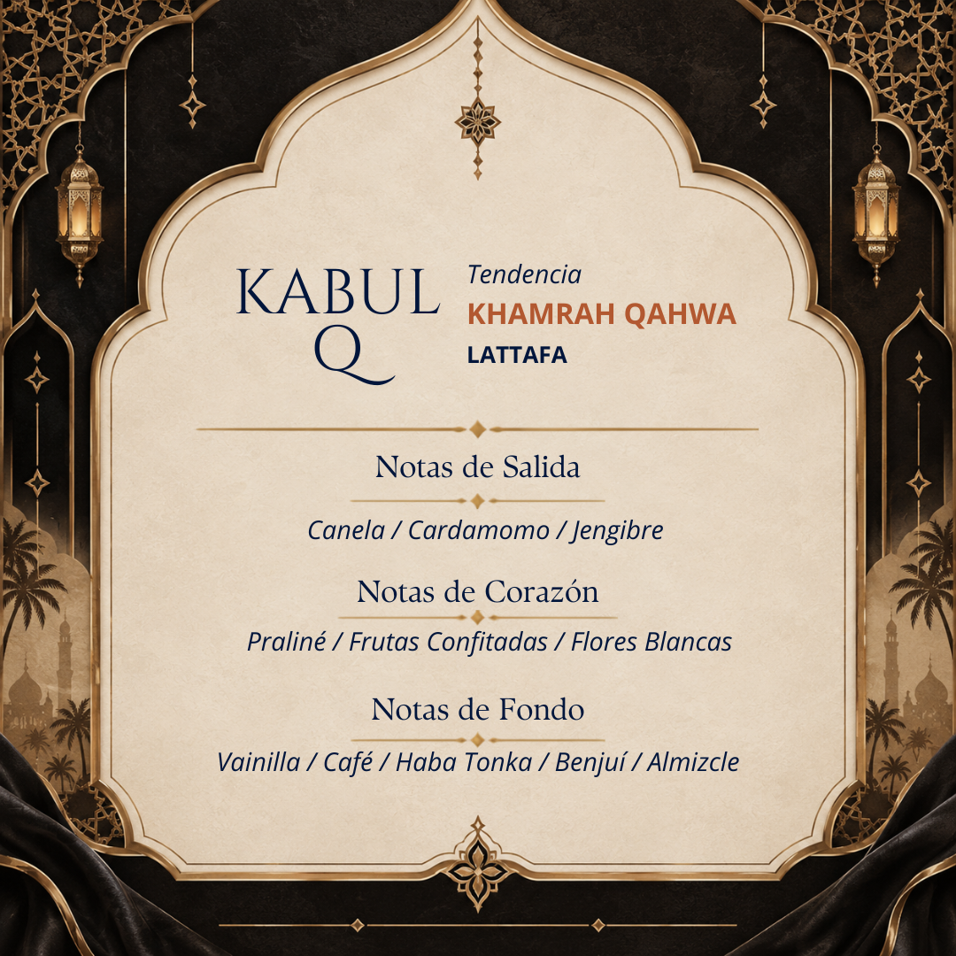 Perfume Kabul Q Inspirado en Khamrah Qahwa