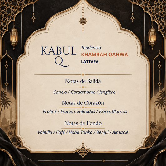 Perfume Kabul Q Inspirado en Khamrah Qahwa