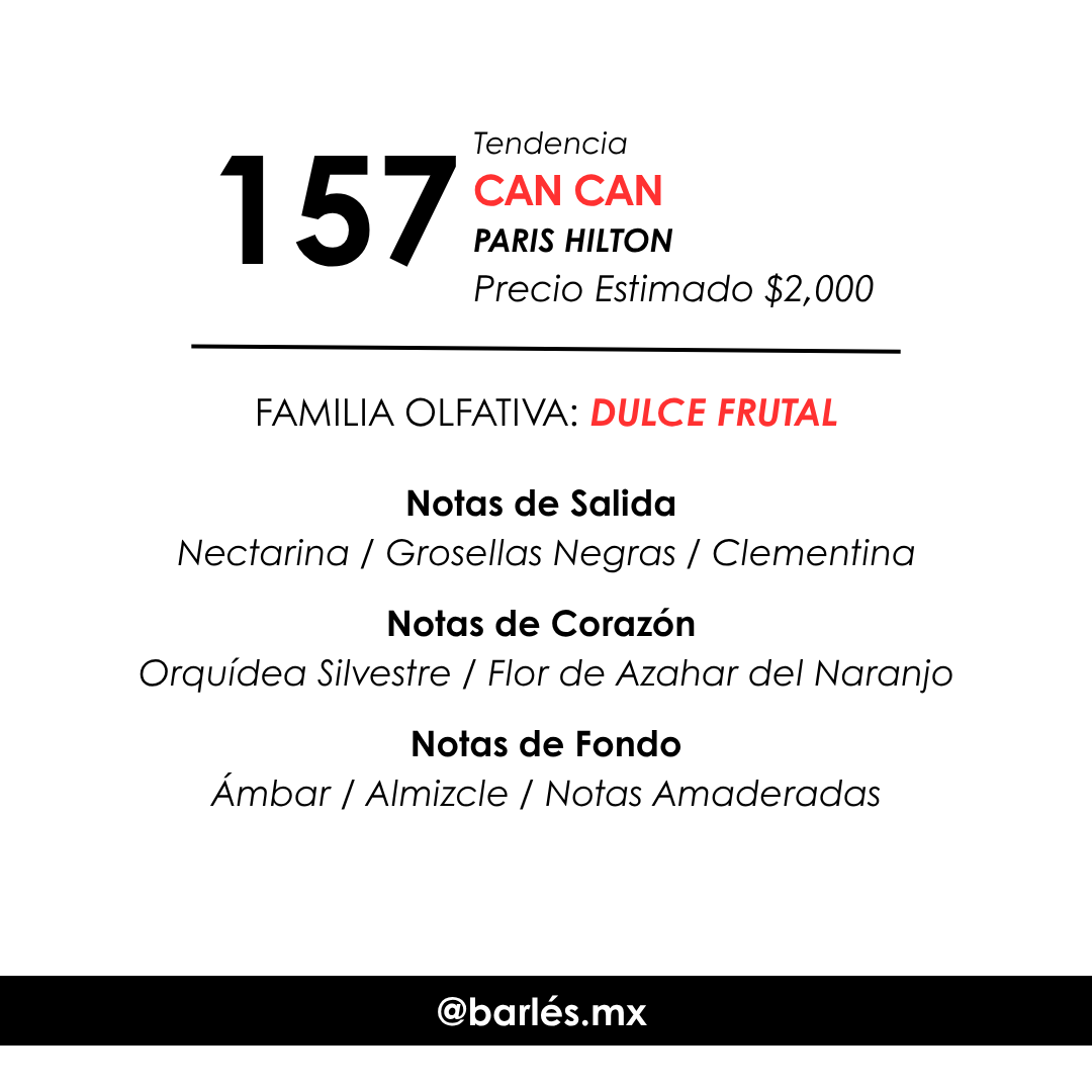 Elixir 157 Inspirado en Can Can